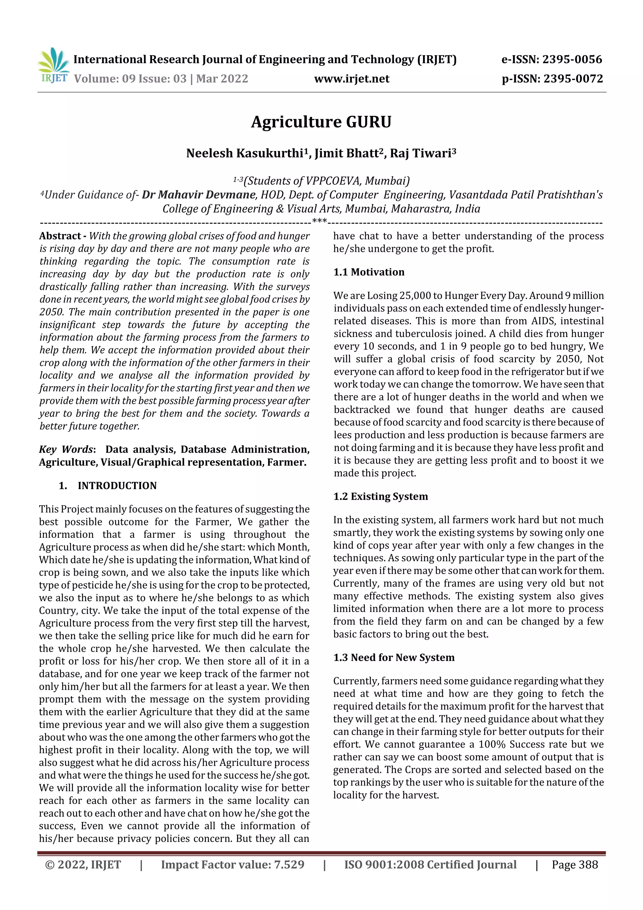 Insignificant Department Agriculture GURU | PDF