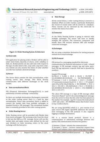 Order Routing System for Stock Brokers connected to multiple exchanges ...