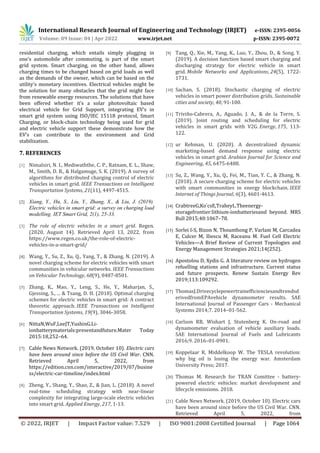 Electric Vehicles in Smart Grid | PDF