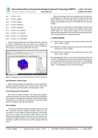 Comparative study of a multi – storied building with and without shear ...