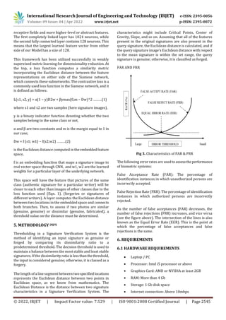 Signature Verification System using CNN & SNN | PDF