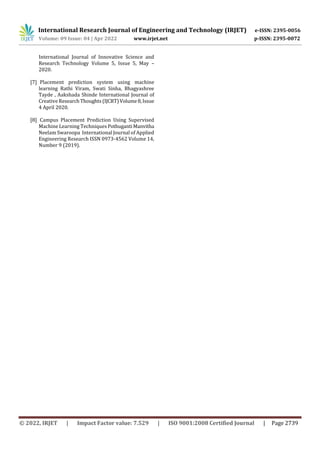 Hybrid-Training & Placement Management with Prediction System | PDF