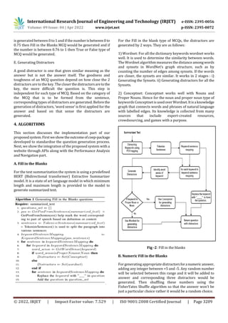 Vikalp - Automatic multiple choice questions generator | PDF