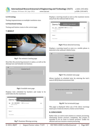 Online Exam Proctoring using Deep Learning | PDF