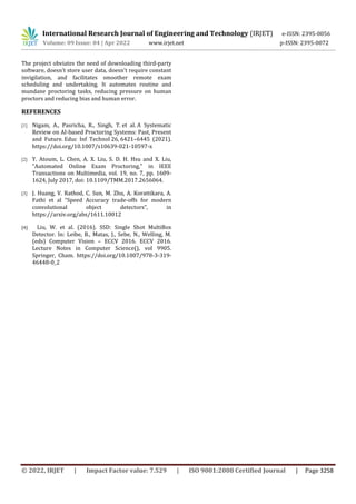 Online Exam Proctoring using Deep Learning | PDF