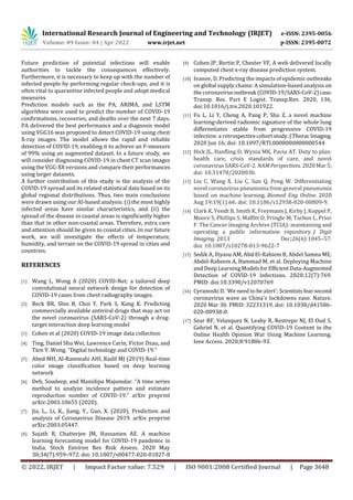Role of Machine Learning Techniques in COVID-19 Prediction and ...