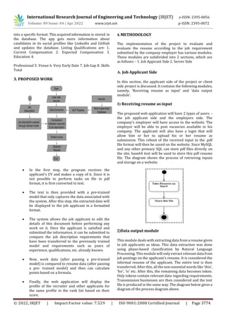 CV INSPECTION USING NLP AND MACHINE LEARNING | PDF