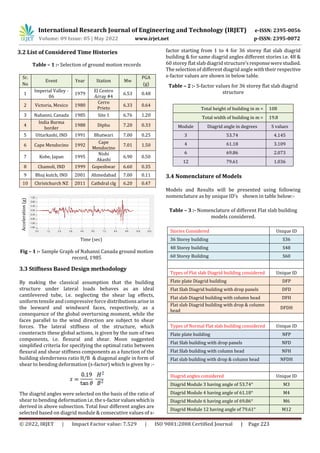 A Parametric Study on Seismic Response of Flat Slab Diagrid Structure | PDF