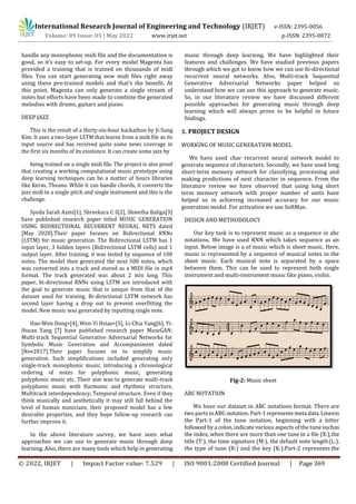 Automatic Music Generation Using Deep Learning | PDF
