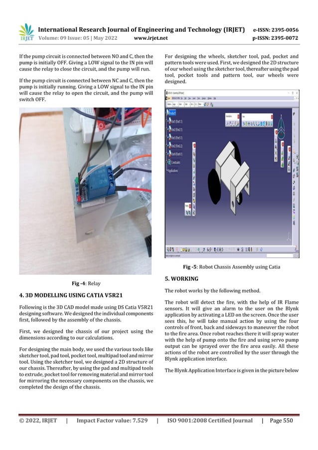 Design and Development of a 360-degree Fire Extinguisher Robot using ...