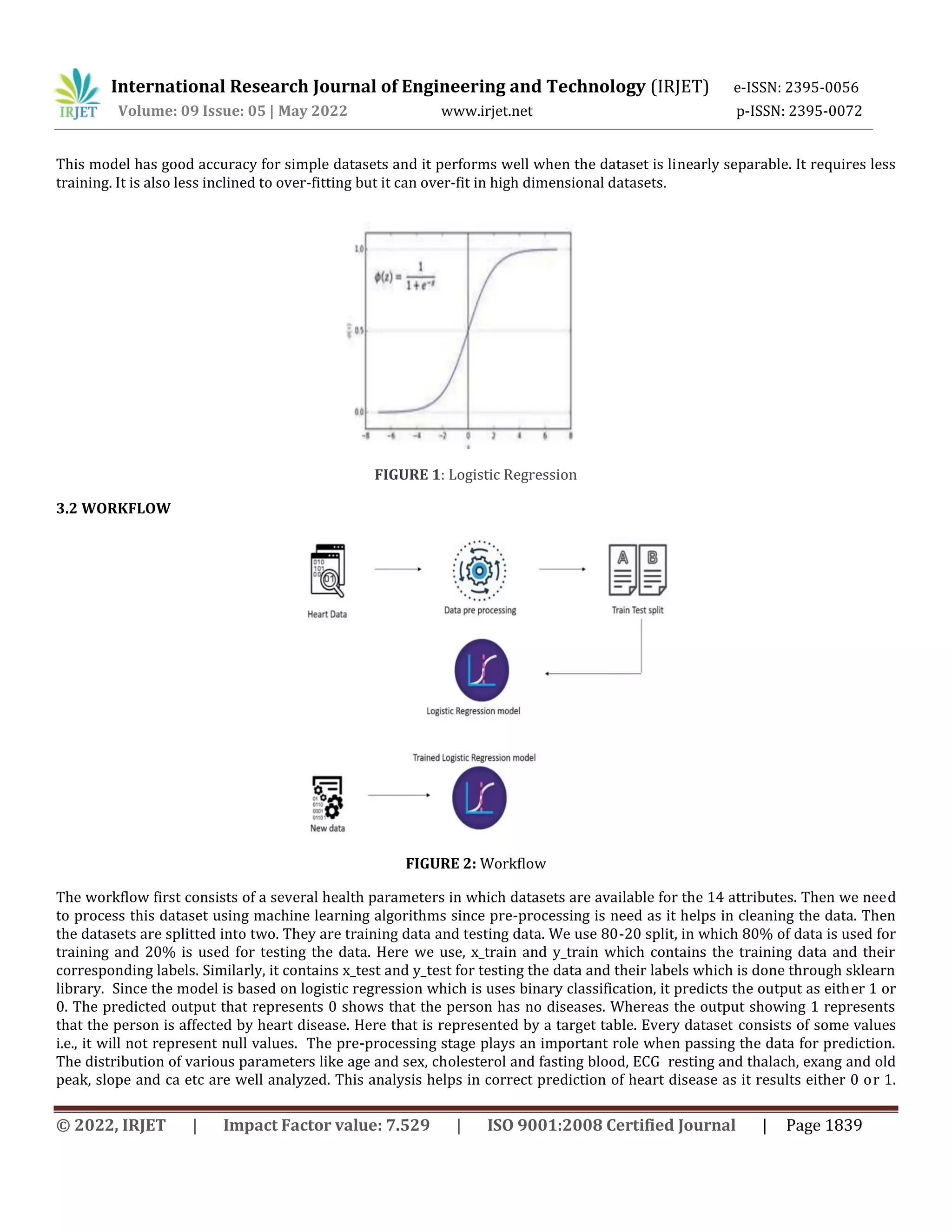 PREDICTION OF HEART DISEASE USING LOGISTIC REGRESSION | PDF | Heart and ...