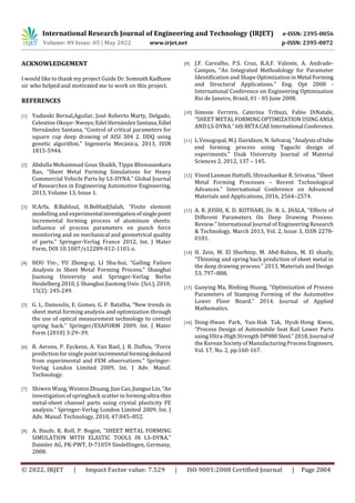 Finite Element Analysis and Optimization of Automotive Seat Floor ...