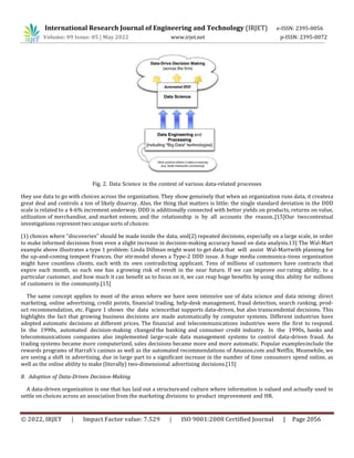 IMPACT OF BIG DATA ON BUSINESS DECISIONS THROUGH THE VIEW OF ...