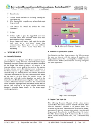 VIDEO CONFERENCING SYSTEM USING WEBRTC | PDF