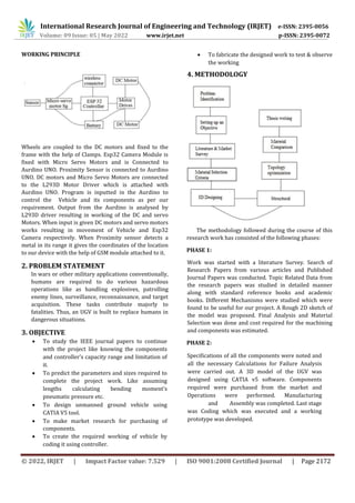 DESIGN & DEVELOPMENT OF UNMANNED GROUND VEHICLE | PDF