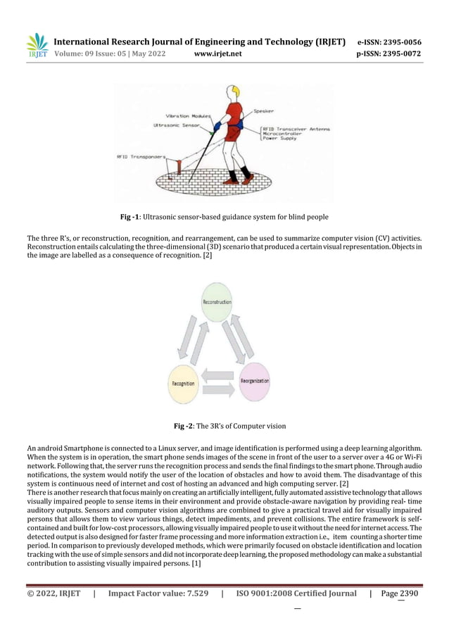 Smart Navigation Assistance System for Blind People | PDF | Wearable ...