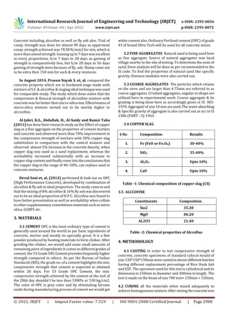 AN EXPERIMENTAL STUDY ON STRENGTH OF CONCRETE WITH PARTIAL REPLACEMENT ...