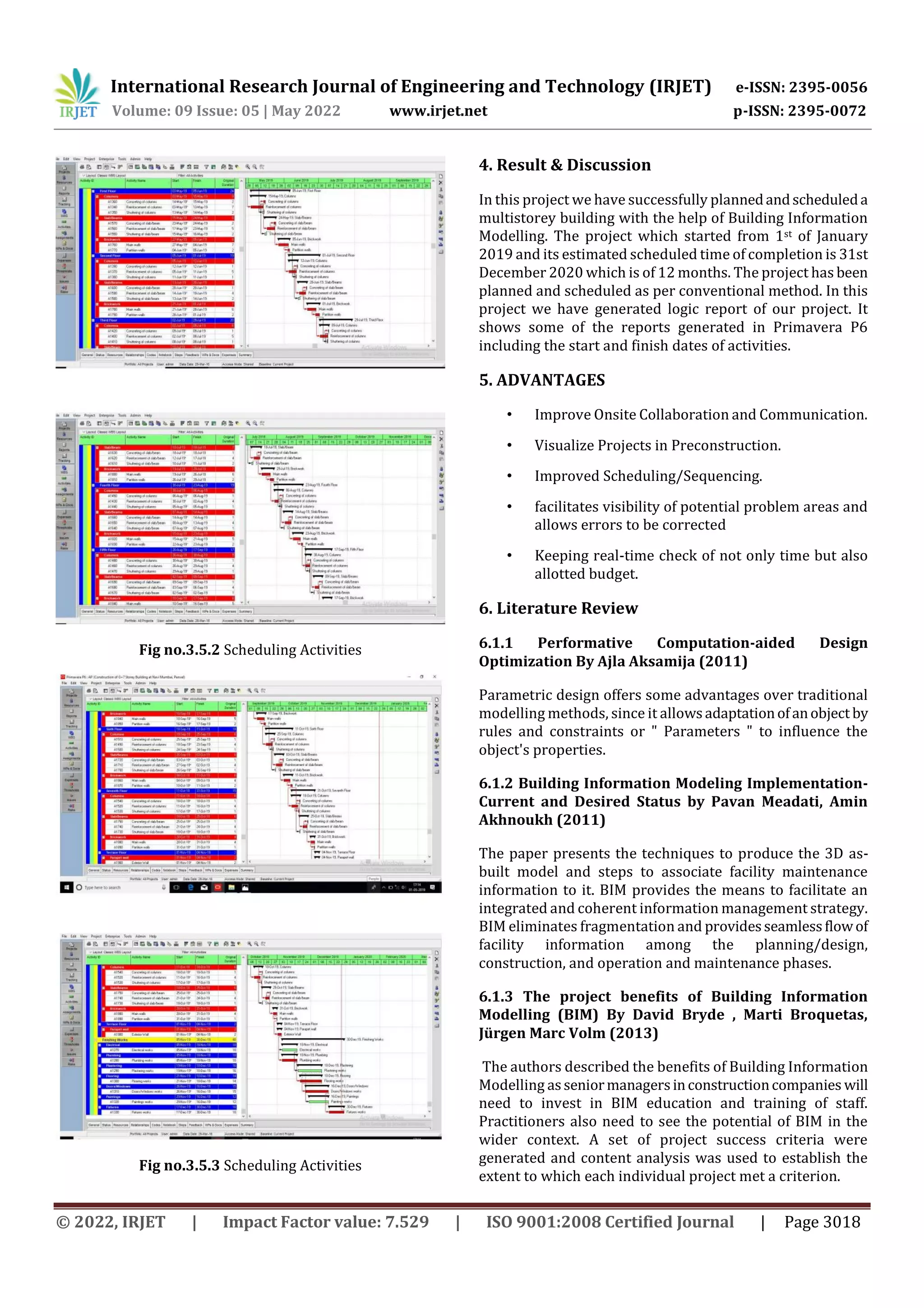 “PLANNING AND SCHEDULING OF MULTI STOREY BUILDING USING BIM” | PDF