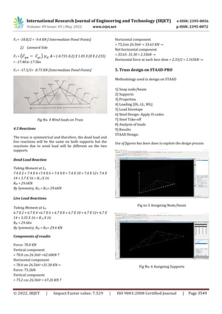 COMPARATIVE STUDY ON ANALYSIS AND DESIGN OF TRUSS USING MANUAL ...