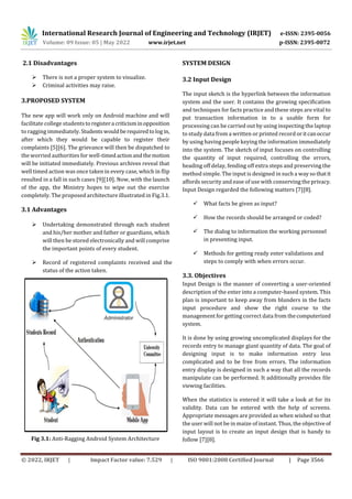Anti Ragging System Controlling Anti Ragging System using Android | PDF