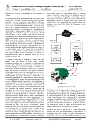 IoT based smart garbage system for waste management and route ...