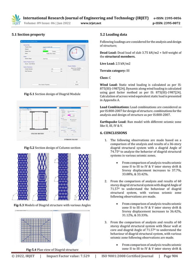 COMPARATIVE ANALYSIS OF DIAGRID STRUCTURE WITH VARIOUS INDIAN SEISMIC ...