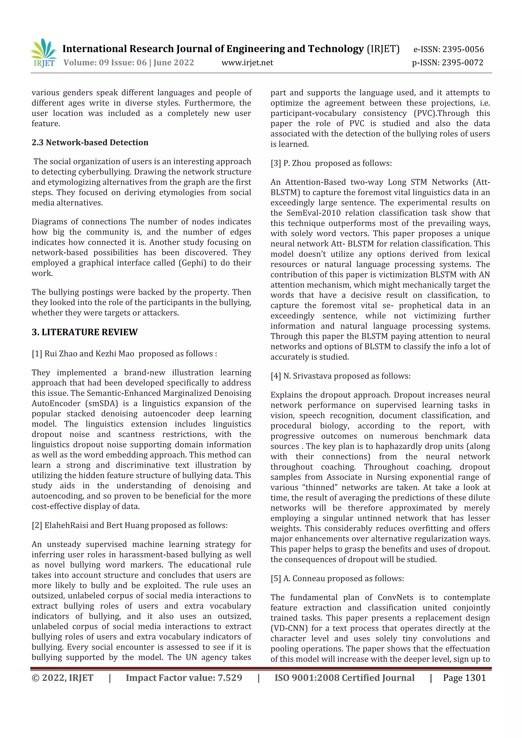 A study of cyberbullying detection using Deep Learning and Machine ...