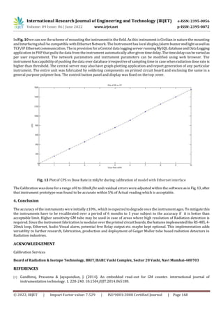 Mini Instruments Area Gamma Development of Versatile Area Gamma Monitor for Radiation Industries | PDF