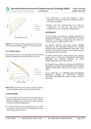 SEISMIC ANALYSIS OF BUILDING RESTING ON SLOPING GROUND | PDF