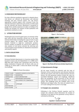 Risk Management In High Rise Construction Projects | PDF