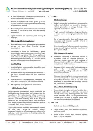 Planning and Analysis of Energy Efficient Building | PDF