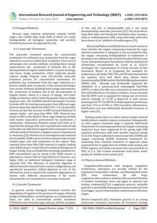 A Review on Sugar Factory Wastewater : Parameters and it's Treatment ...