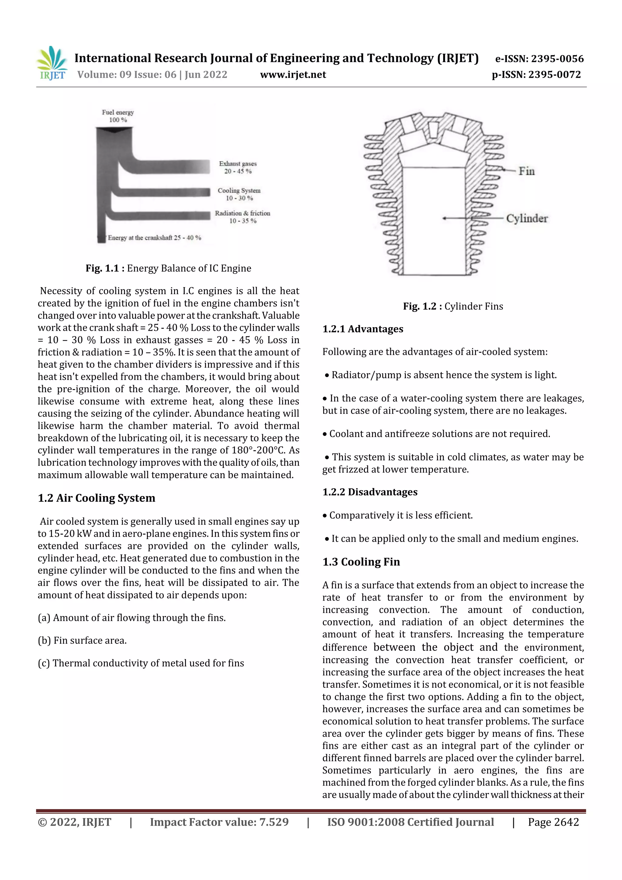 Design and Analysis of Cylinder Fins | PDF