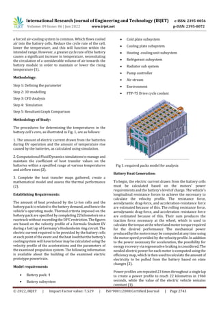 “Optimization of battery Cooling system for electric vehicle using ...