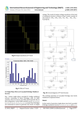 A Comparative Study between Different Types of Multilevel Inverter | PDF
