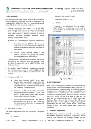 Simulation and Modelling of 3-Floor Elevator System using PLC | PDF