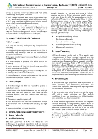 DESIGN AND ANALYSIS OF MULTITASKING AGRICULTURAL DRONE | PDF