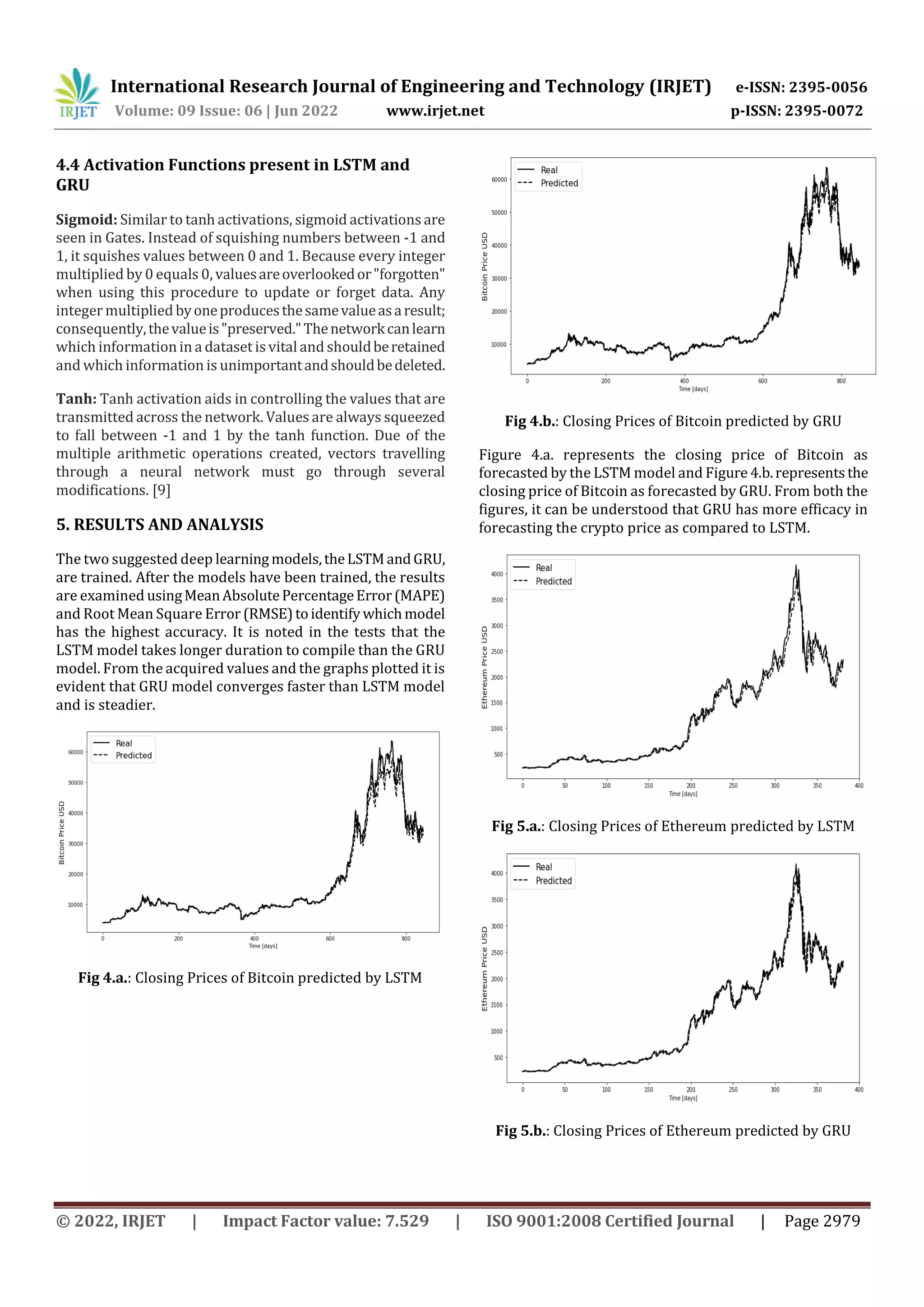 A Deep Learning Approach for Crypto Price Prediction | PDF