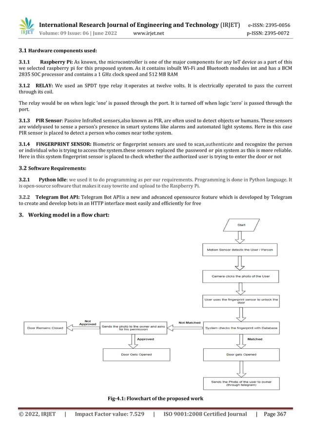 Smart Door Monitoring and Locking system | PDF