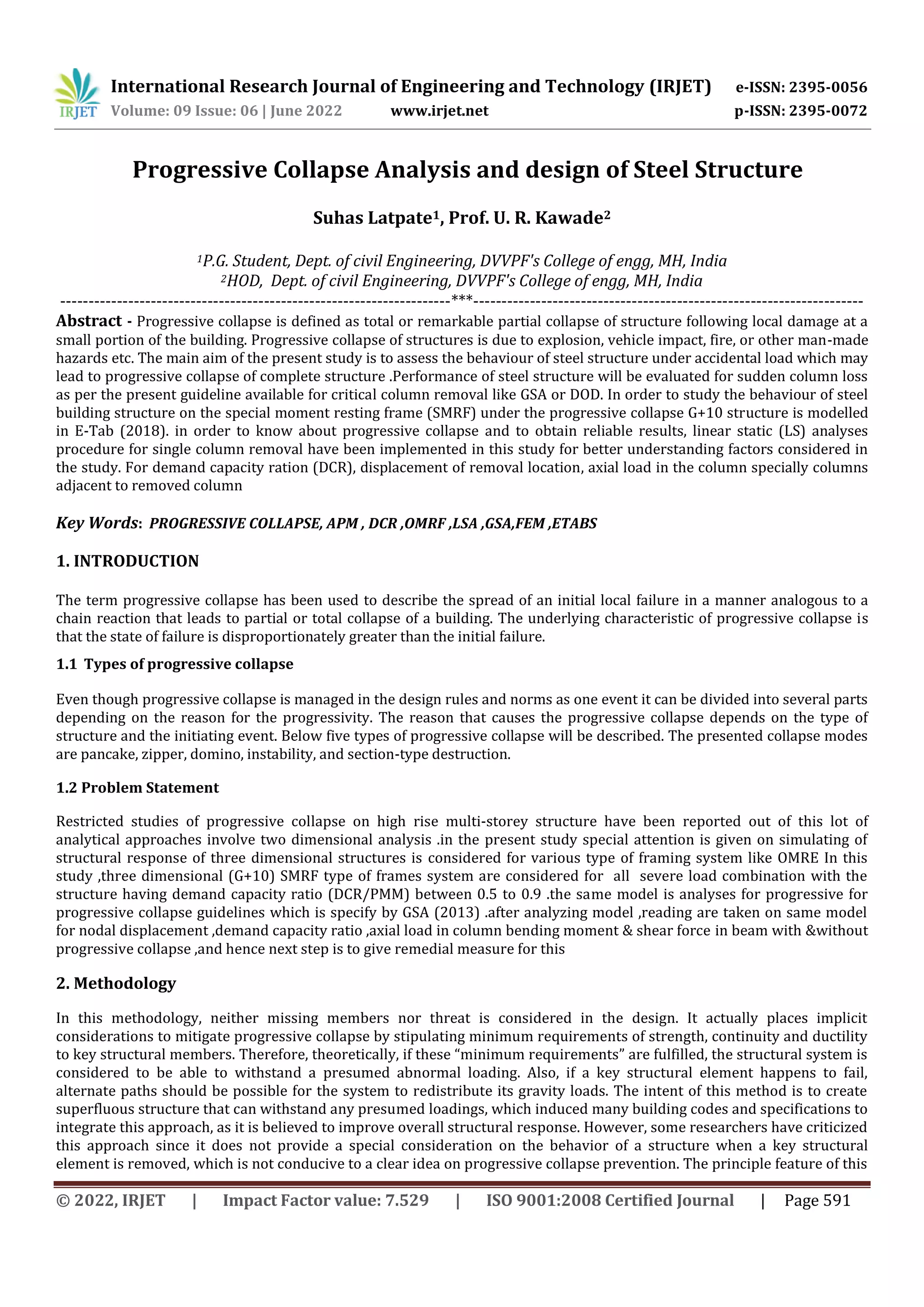 Progressive Collapse Analysis And Design Of Steel Structure Pdf Progressive Collapse Analysis And Design Of Steel Structure Pdf