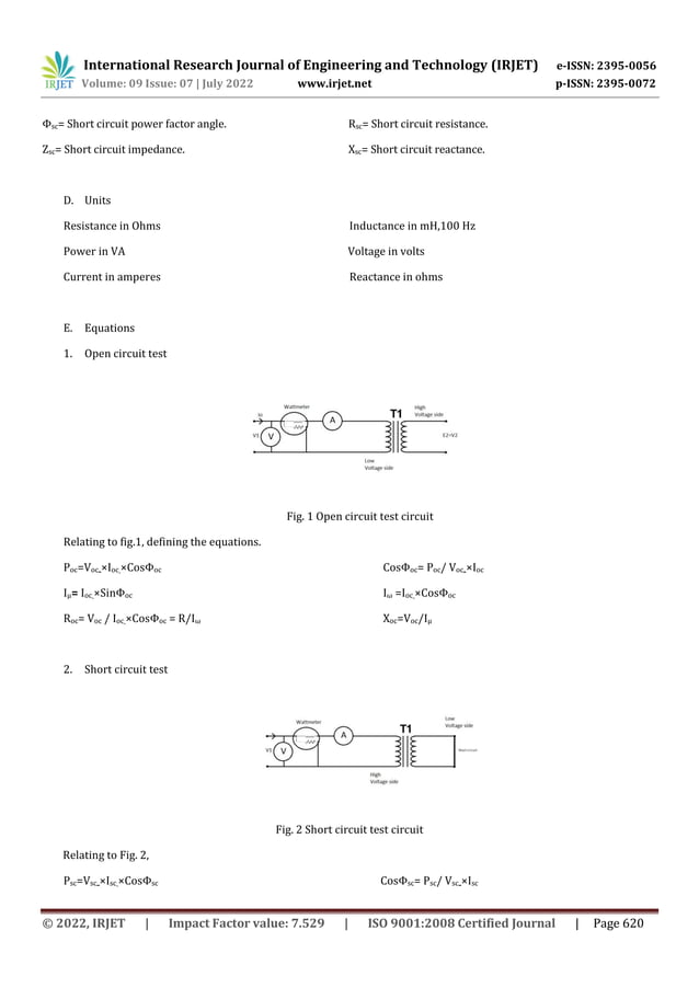 MULTIPLE TESTS ON TRANSFORMER WITH THE HELP OF MATLAB SIMULINK | PDF ...