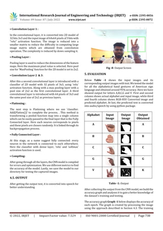 SIGN LANGUAGE INTERFACE SYSTEM FOR HEARING IMPAIRED PEOPLE | PDF