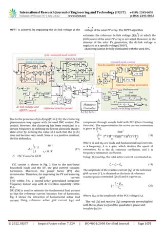 Simulation studies on developed Solar PV Array based Multipurpose EV ...