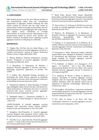 Durability of Recycled Aggregate Concrete with Conventional and ...