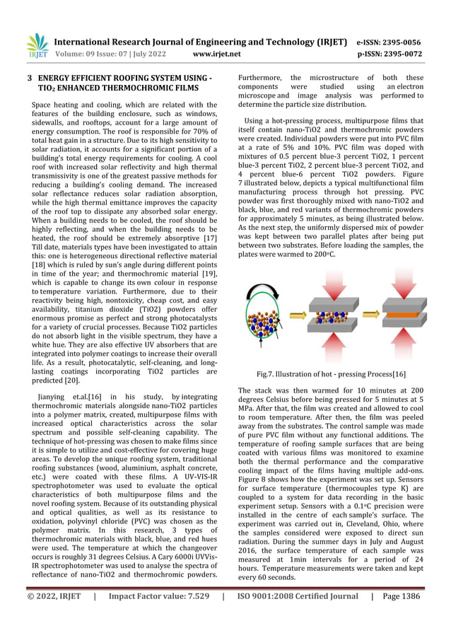 A REVIEW ON ENERGY EFFICIENT BUILDINGS - USING PHASE CHANGE MATERIALS ...