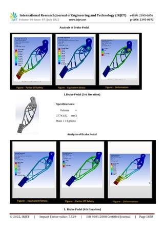 Design and Analysis of Braking and Steering of a Go-Kart | PDF