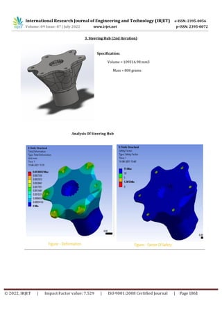 Design and Analysis of Braking and Steering of a Go-Kart | PDF