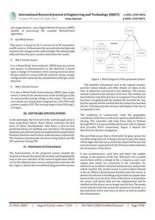 Iot Based Smart School Bus Monitoring and Security System | PDF