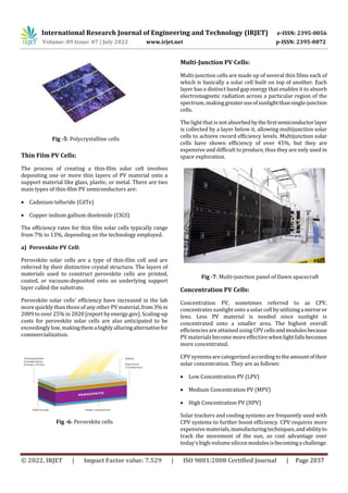 STUDY OF MODERN SOLAR TECHNOLOGIES: PERC and HJT | PDF