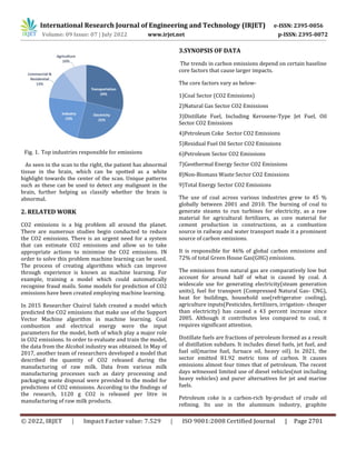 Carbon Emission Forecasting using ARIMA | PDF